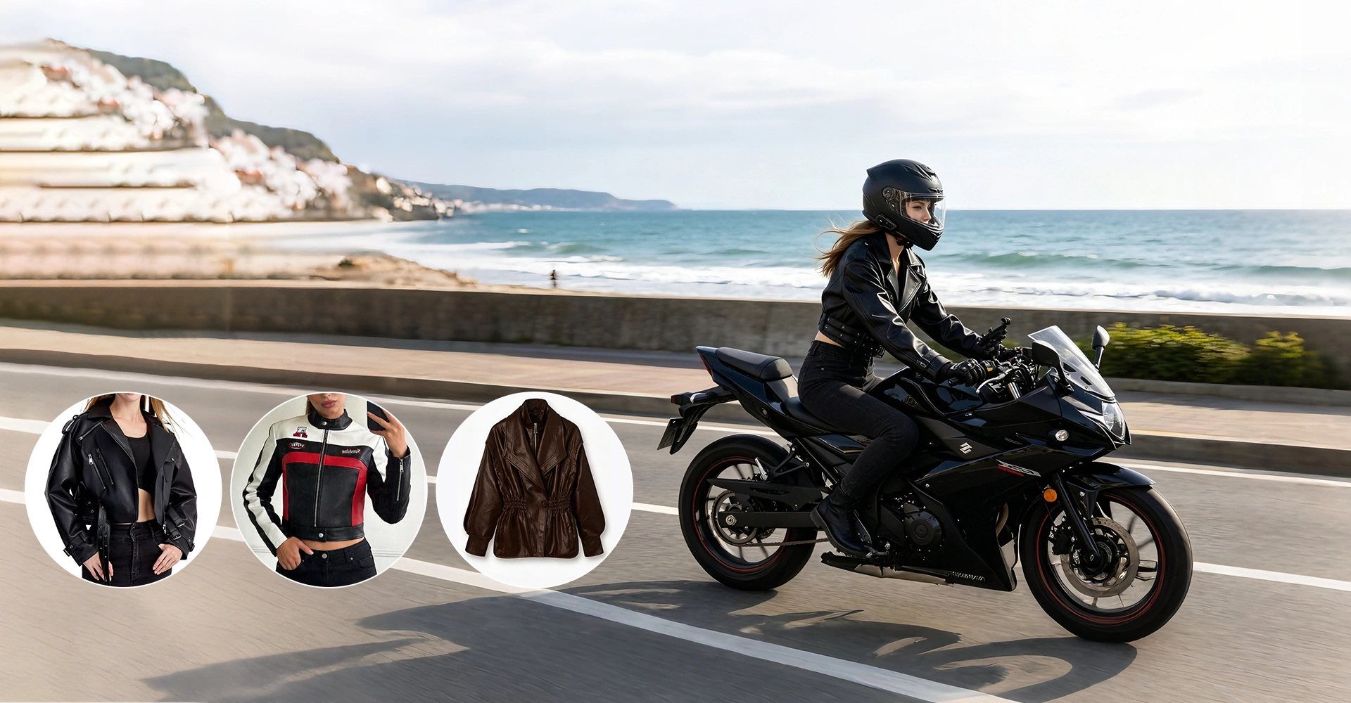 Cropped Faux Leather Biker Jacket manufacturer