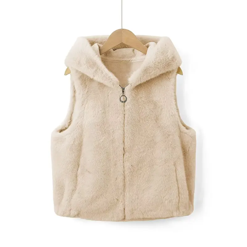 Why Is a Multi-color Hooded Premium Soft Faux Fur Waistcoat a Must-Have for Stylish Autumn and Winter Outfits